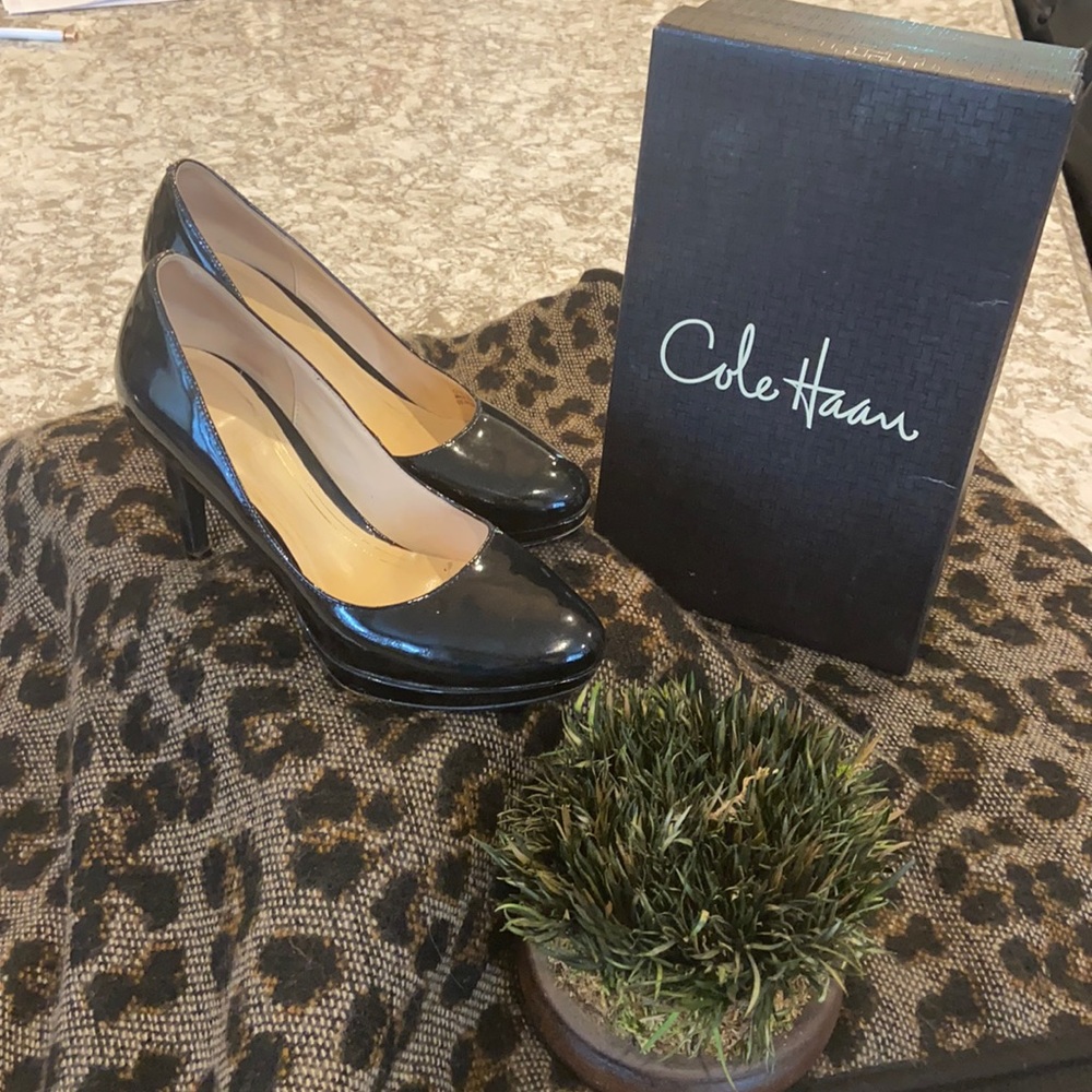Cole Haan Patent Pumps